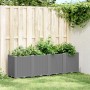 Light gray PP planter 160x40x53 cm by , Pots and planters - Ref: Foro24-367857, Price: 118,20 €, Discount: %