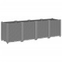 Light gray PP planter 160x40x53 cm by , Pots and planters - Ref: Foro24-367857, Price: 118,20 €, Discount: %