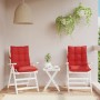 2 Pcs Low Back Chair Cushions Oxford Fabric Red by , Cushions for chairs and sofas - Ref: Foro24-377689, Price: 47,99 €, Disc...