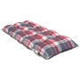 Low back chair cushions 4 pcs Oxford fabric red plaid by , Cushions for chairs and sofas - Ref: Foro24-377711, Price: 71,75 €...