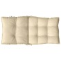 Low back chair cushions 2 pcs beige Oxford fabric by , Cushions for chairs and sofas - Ref: Foro24-377680, Price: 51,04 €, Di...