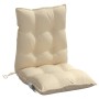 Cojines para silla con respaldo bajo 6 uds tela Oxford beige de , Cojines para sillas y sofás - Ref: Foro24-377682, Precio: 1...