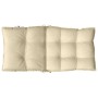 Low back chair cushions 6 pcs beige Oxford fabric by , Cushions for chairs and sofas - Ref: Foro24-377682, Price: 118,62 €, D...