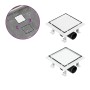 Shower drain cover stainless steel floor insert. 18x18cm by vidaXL, Drains - Ref: Foro24-145994, Price: 43,05 €, Discount: %