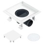 Shower drain cover stainless steel floor insert. 18x18cm by vidaXL, Drains - Ref: Foro24-145994, Price: 43,05 €, Discount: %