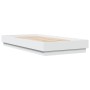 Estructura de cama con luces LED blanco 75x190 cm de , Camas y somieres - Ref: Foro24-839546, Precio: 109,37 €, Descuento: %