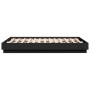 Estructura de cama con luces LED negro 140x190 cm de , Camas y somieres - Ref: Foro24-3209808, Precio: 160,66 €, Descuento: %