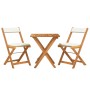 3-piece terrace folding table and chairs and acacia wood cushions by vidaXL, Garden sets - Ref: Foro24-319704, Price: 148,99 ...