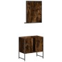 Bathroom furniture set 2 pieces engineered wood smoked oak by , Bathroom furniture - Ref: Foro24-3214336, Price: 89,01 €, Dis...