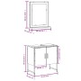 Set de muebles de baño 2 pzas madera ingeniería roble ahumado de , Muebles de baño - Ref: Foro24-3214336, Precio: 94,16 €, De...