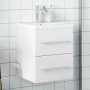 Mueble de baño con lavabo integrado blanco de , Tocadores de baño - Ref: Foro24-3278755, Precio: 156,43 €, Descuento: %