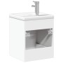 Mueble de baño con lavabo integrado blanco de , Tocadores de baño - Ref: Foro24-3278755, Precio: 158,69 €, Descuento: %