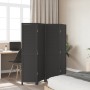 Black Paulownia solid wood 4-panel dividing screen by , Room dividers - Ref: Foro24-358849, Price: 96,12 €, Discount: %