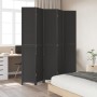 Black Paulownia solid wood 5-panel dividing screen by , Room dividers - Ref: Foro24-358856, Price: 148,60 €, Discount: %