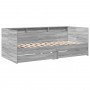 Tumbona con cajones madera ingeniería gris Sonoma 100x200 cm de , Camas y somieres - Ref: Foro24-3280844, Precio: 239,40 €, D...