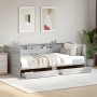 Tumbona con cajones madera ingeniería gris Sonoma 100x200 cm de , Camas y somieres - Ref: Foro24-3280844, Precio: 239,40 €, D...