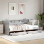 Tumbona con cajones madera ingeniería gris Sonoma 75x190 cm de , Camas y somieres - Ref: Foro24-3280865, Precio: 179,35 €, De...