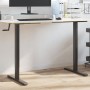 Black steel standing desk frame (94-135)x60x(70-114) cm by , Desks - Ref: Foro24-4005341, Price: 107,77 €, Discount: %