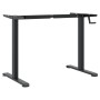 Black steel standing desk frame (94-135)x60x(70-114) cm by , Desks - Ref: Foro24-4005341, Price: 107,77 €, Discount: %