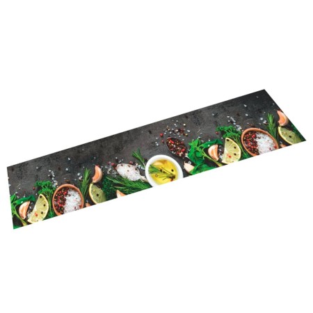 Kitchen rug washable velvet drawing spices 60x300 cm by , Doormats - Ref: Foro24-4005610, Price: 52,36 €, Discount: %