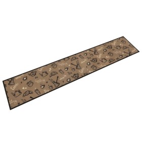 Alfombra de cocina lavable terciopelo marrón Morning 60x300 cm de , Felpudos - Ref: Foro24-4005589, Precio: 45,99 €, Descuent...