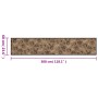 Morning brown velvet washable kitchen rug 60x300 cm by , Doormats - Ref: Foro24-4005589, Price: 45,27 €, Discount: %