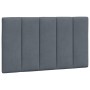 Dark gray velvet bed frame with LED lights 90x200 cm by , Beds and slatted bases - Ref: Foro24-3213758, Price: 144,64 €, Disc...