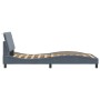 Estructura cama con luces LED terciopelo gris oscuro 100x200 cm de , Camas y somieres - Ref: Foro24-3213764, Precio: 149,96 €...