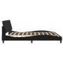 Estructura de cama con luces LED terciopelo negro 200x200 cm de , Camas y somieres - Ref: Foro24-3213801, Precio: 250,19 €, D...