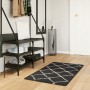 Modern high pile rug PAMPLONA black and cream 60x110 cm by , Rugs - Ref: Foro24-375404, Price: 24,81 €, Discount: %