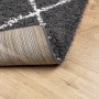 Modern high pile rug PAMPLONA black and cream 60x110 cm by , Rugs - Ref: Foro24-375404, Price: 24,81 €, Discount: %