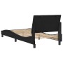 Estructura de cama con cabecero de terciopelo negro 90x200 cm de , Camas y somieres - Ref: Foro24-3207827, Precio: 141,82 €, ...