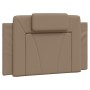 Estructura de cama cabecero cuero sintético capuchino 90x200 cm de , Camas y somieres - Ref: Foro24-3208072, Precio: 161,40 €...