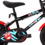 Bicicleta para niños 12 pulgadas negro y rojo de vidaXL, Bicicletas - Ref: Foro24-92174, Precio: 130,01 €, Descuento: %