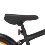 Bicicleta niños y portaequipajes delantero 18" negro y naranja de vidaXL, Bicicletas - Ref: Foro24-92191, Precio: 234,58 €, D...