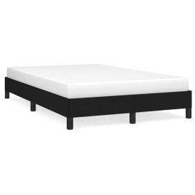 Estructura de cama tela negro 120x190 cm de , Camas y somieres - Ref: Foro24-379484, Precio: 101,99 €, Descuento: %