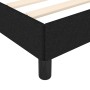 Black fabric bed frame 120x190 cm by , Beds and slatted bases - Ref: Foro24-379484, Price: 101,99 €, Discount: %