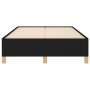 Black fabric bed frame 120x190 cm by , Beds and slatted bases - Ref: Foro24-379517, Price: 116,70 €, Discount: %