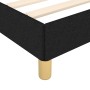 Black fabric bed frame 120x190 cm by , Beds and slatted bases - Ref: Foro24-379517, Price: 116,70 €, Discount: %