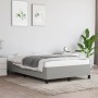 Estructura de cama tela gris claro 120x190 cm de , Camas y somieres - Ref: Foro24-379508, Precio: 115,45 €, Descuento: %