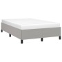 Estructura de cama tela gris claro 120x190 cm de , Camas y somieres - Ref: Foro24-379508, Precio: 115,45 €, Descuento: %