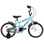 Bicicleta para niños 16 pulgadas negro y azul de vidaXL, Bicicletas - Ref: Foro24-92178, Precio: 169,75 €, Descuento: %