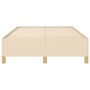 Estructura de cama tela crema 120x190 cm de , Camas y somieres - Ref: Foro24-379520, Precio: 116,52 €, Descuento: %