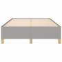 Estructura de cama tela gris claro 120x190 cm de , Camas y somieres - Ref: Foro24-379515, Precio: 116,52 €, Descuento: %