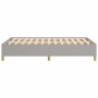 Light gray fabric bed frame 120x190 cm by , Beds and slatted bases - Ref: Foro24-379515, Price: 116,99 €, Discount: %