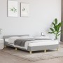 Estructura de cama con cabecero tela gris claro 120x190 cm de , Camas y somieres - Ref: Foro24-379534, Precio: 112,89 €, Desc...