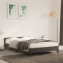 Dark gray velvet bed frame with headboard 120x190 cm by , Beds and slatted bases - Ref: Foro24-379548, Price: 111,28 €, Disco...