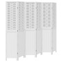 White Paulownia solid wood 6-panel dividing screen by , Room dividers - Ref: Foro24-358731, Price: 179,26 €, Discount: %