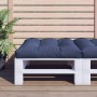 Navy blue fabric pallet sofa cushion 80x80x12 cm by , Cushions for chairs and sofas - Ref: Foro24-377897, Price: 42,79 €, Dis...