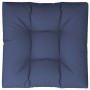 Marineblaues Paletten-Sofakissen aus Stoff, 70 x 70 x 12 cm von , Kissen für Stühle und Sofas - Ref: Foro24-377874, Preis: 35...